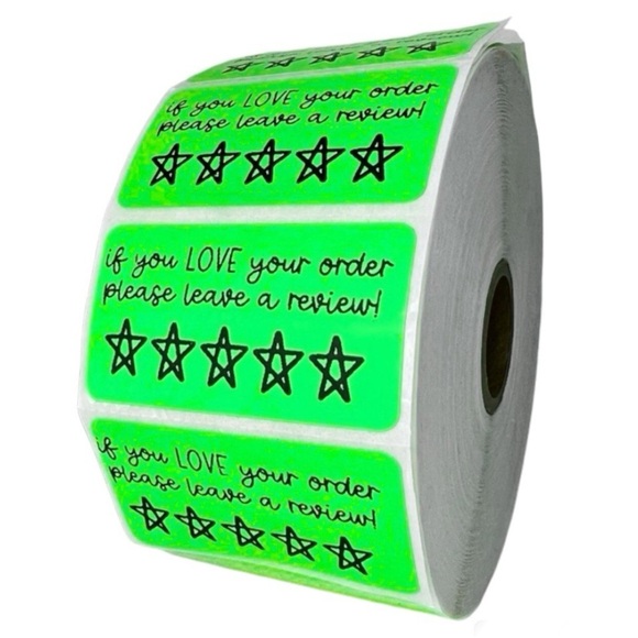 HANDMADE Other - Thank You Stickers leave a review | Packaging Supplies NWT | 2 in nwt